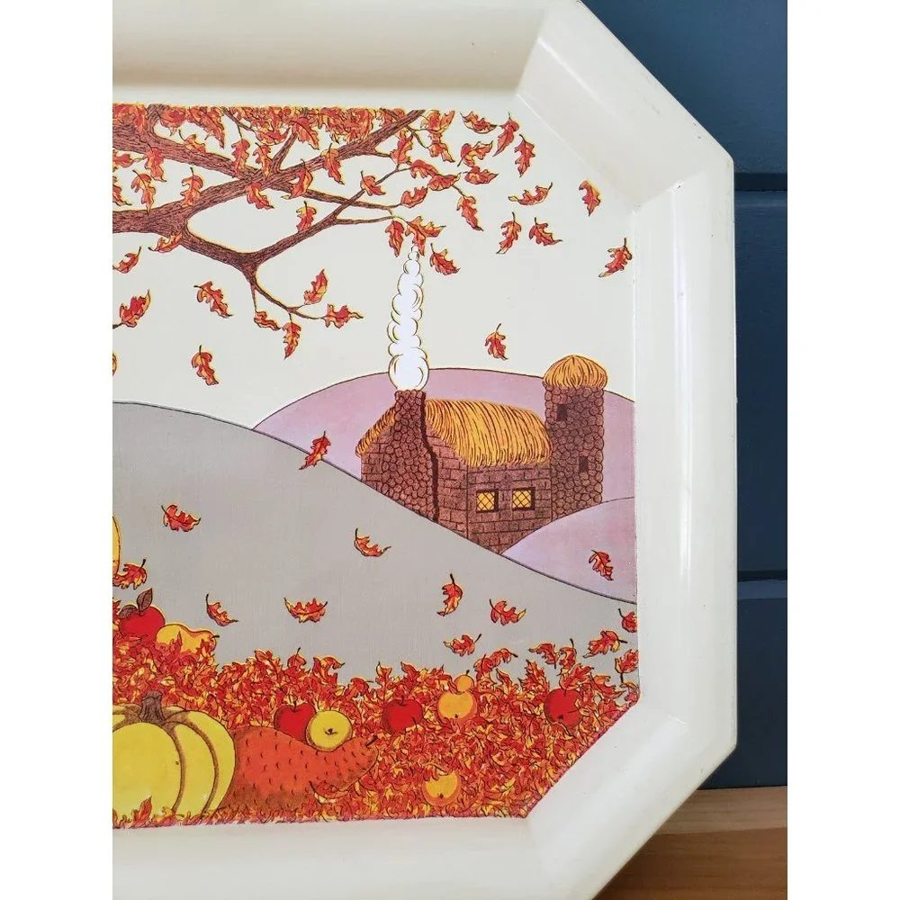 Vintage‎ Fall Theme Serving Tray